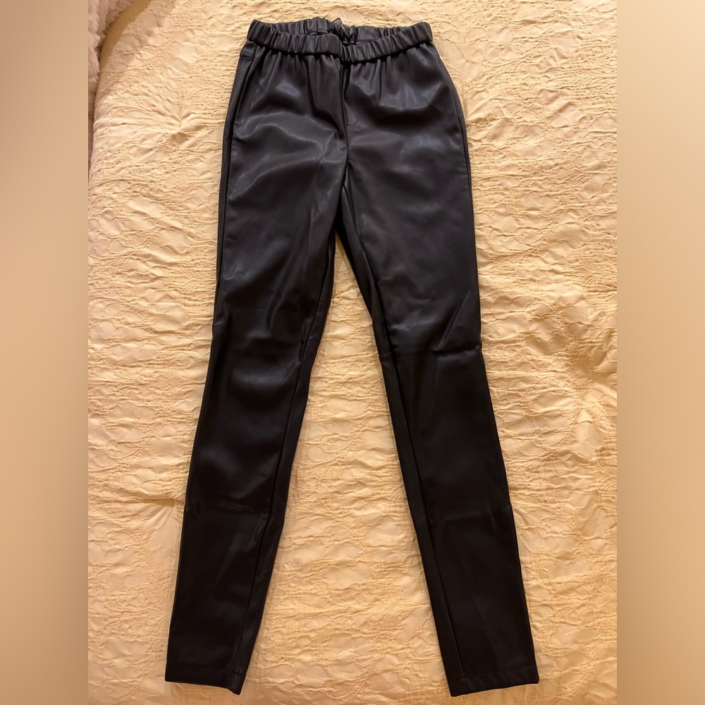 Fake Leather Skinny Jeans - Mark Alan New York